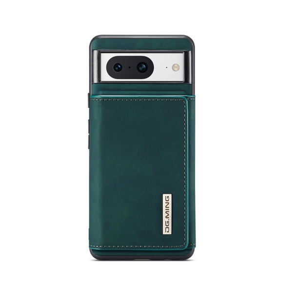 For Google Pixel 8 DG.MING M1 Series 3-Fold Multi Card Wallet + Magnetic Phone Case(Green)