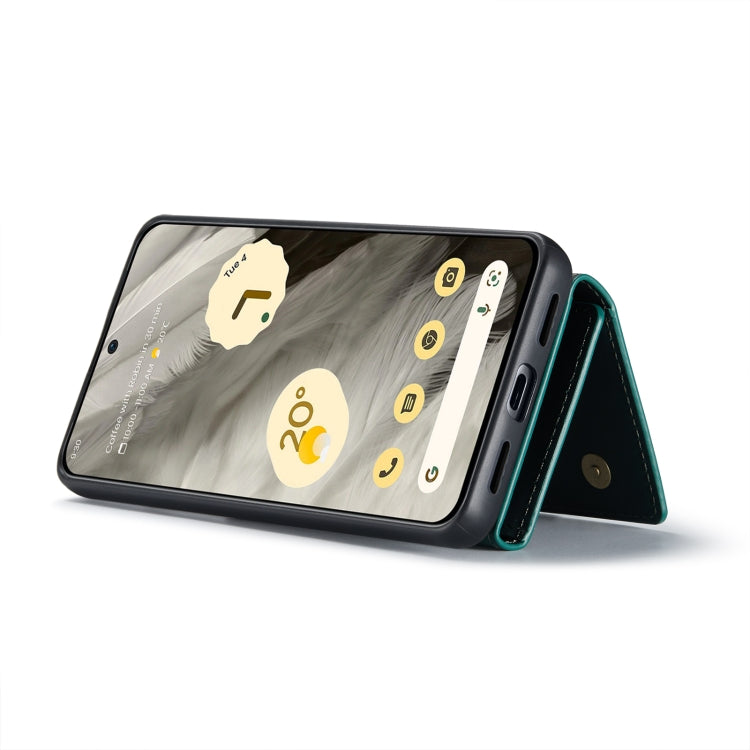 For Google Pixel 8 DG.MING M1 Series 3-Fold Multi Card Wallet + Magnetic Phone Case(Green)