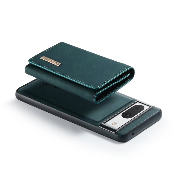 For Google Pixel 8 DG.MING M1 Series 3-Fold Multi Card Wallet + Magnetic Phone Case(Green)