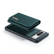 For Google Pixel 8 DG.MING M1 Series 3-Fold Multi Card Wallet + Magnetic Phone Case(Green)