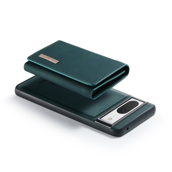 For Google Pixel 8 DG.MING M1 Series 3-Fold Multi Card Wallet + Magnetic Phone Case(Green)