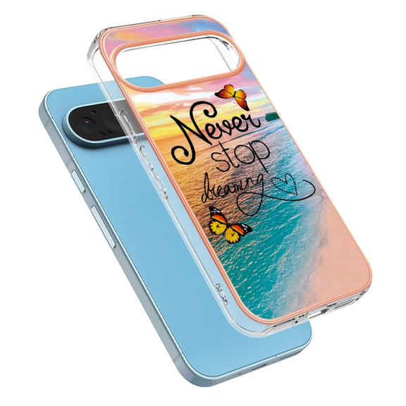 For Google Pixel 9 Pro XL Electroplating IMD TPU Phone Case(Dream Butterfly)