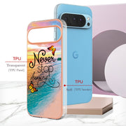 For Google Pixel 9 Pro XL Electroplating IMD TPU Phone Case(Dream Butterfly)