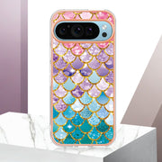 For Google Pixel 9 Pro XL Electroplating IMD TPU Phone Case(Colorful Scales)