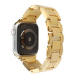 Plaid Metal Watch Band For Apple Watch Series 10 42mm(Gold) - free shipping - PMC TechLife - Order now!