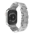 Plaid Metal Watch Band For Apple Watch Series 10 42mm(Silver) - free shipping - PMC TechLife - Order now!