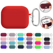 For AirPods 2 / 1 PC Lining Silicone Bluetooth Earphone Protective Case(Ice Blue)