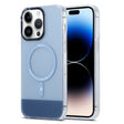 For iPhone 14 Pro PC + TPU IMD MagSafe Magnetic Phone Case(Grey) - iPhone 14 Pro Cases by PMC TechLife | Online Shopping South Africa | PMC TechLife