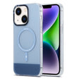 For iPhone 15 Plus PC + TPU IMD MagSafe Magnetic Phone Case(Grey) - iPhone 15 Plus Cases by PMC TechLife | Online Shopping South Africa | PMC TechLife