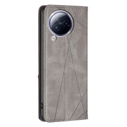 For Xiaomi Civi 3 5G Rhombus Texture Magnetic Leather Phone Case(Grey)