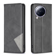 For Xiaomi Civi 3 5G Rhombus Texture Magnetic Leather Phone Case(Black) - free shipping - PMC TechLife - Order now!