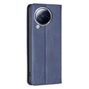 For Xiaomi Civi 3 5G Rhombus Texture Magnetic Leather Phone Case(Blue)