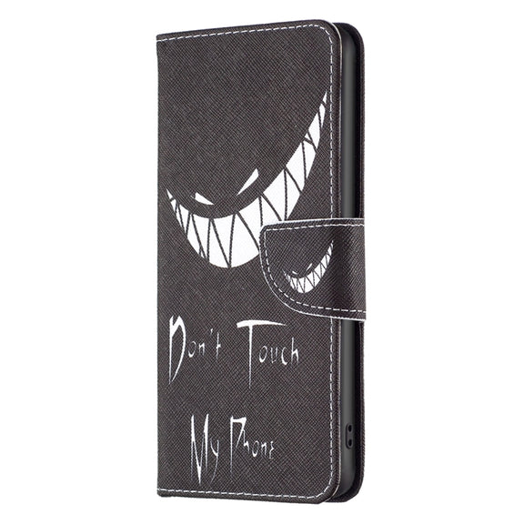 For Xiaomi Redmi K70 / K70 Pro Colored Drawing Pattern Leather Phone Case(Smirk)