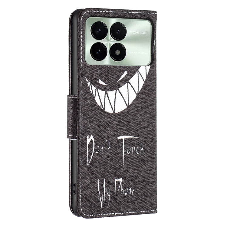 For Xiaomi Redmi K70 / K70 Pro Colored Drawing Pattern Leather Phone Case(Smirk)