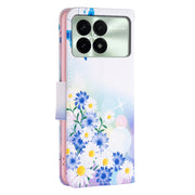 For Xiaomi Redmi K70 / K70 Pro Colored Drawing Pattern Leather Phone Case(Butterfly Love)