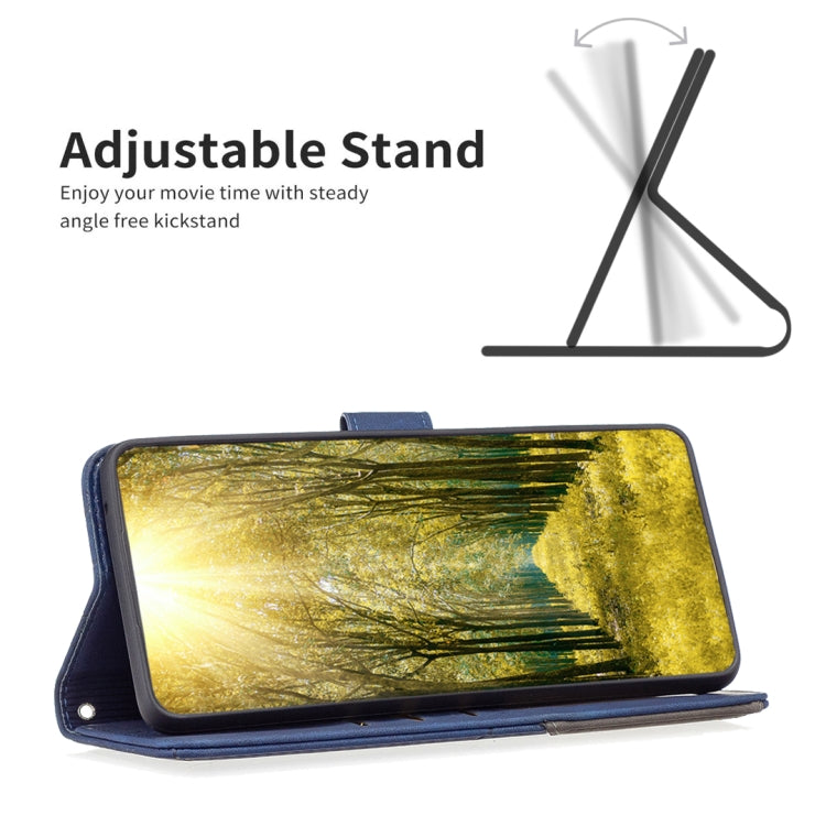 For Google Pixel 9 Magnetic Buckle Rhombus Texture Leather Phone Case(Blue)