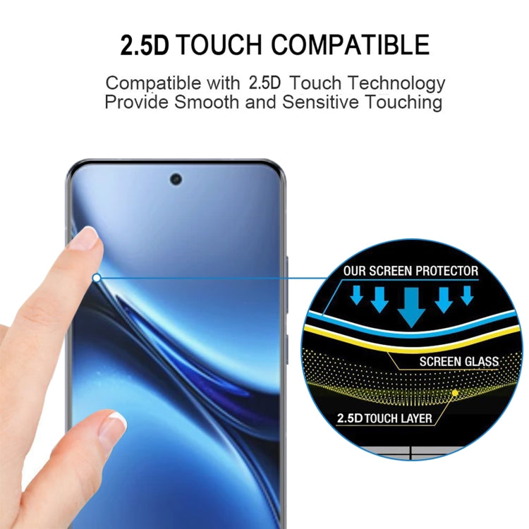 For vivo X200 Pro 3D Curved Edge Full Screen Tempered Glass Film