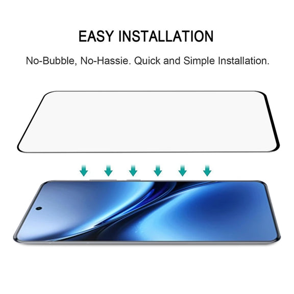 For vivo X200 Pro 3D Curved Edge Full Screen Tempered Glass Film