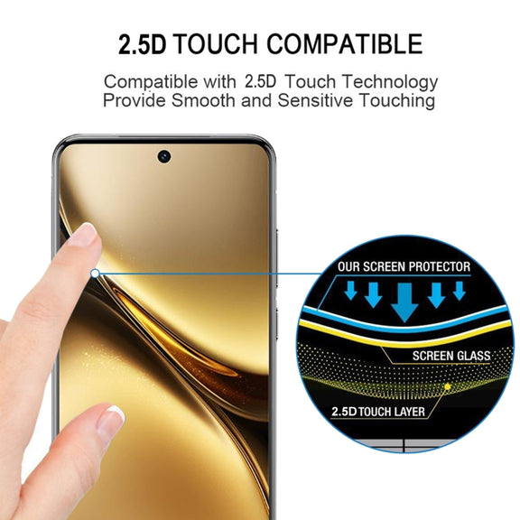 For vivo X200 3D Curved Edge Full Screen Tempered Glass Film