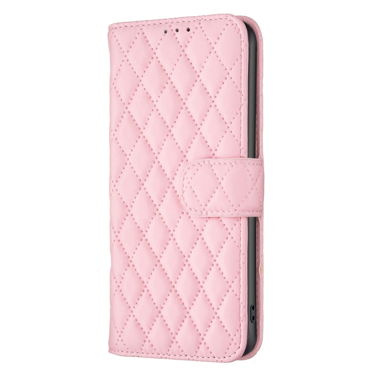 For Google Pixel 9 Diamond Lattice Wallet Leather Flip Phone Case(Pink)