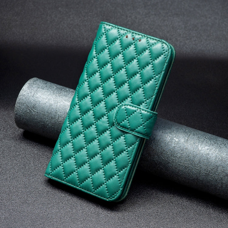 For Google Pixel 9 Diamond Lattice Wallet Leather Flip Phone Case(Green)