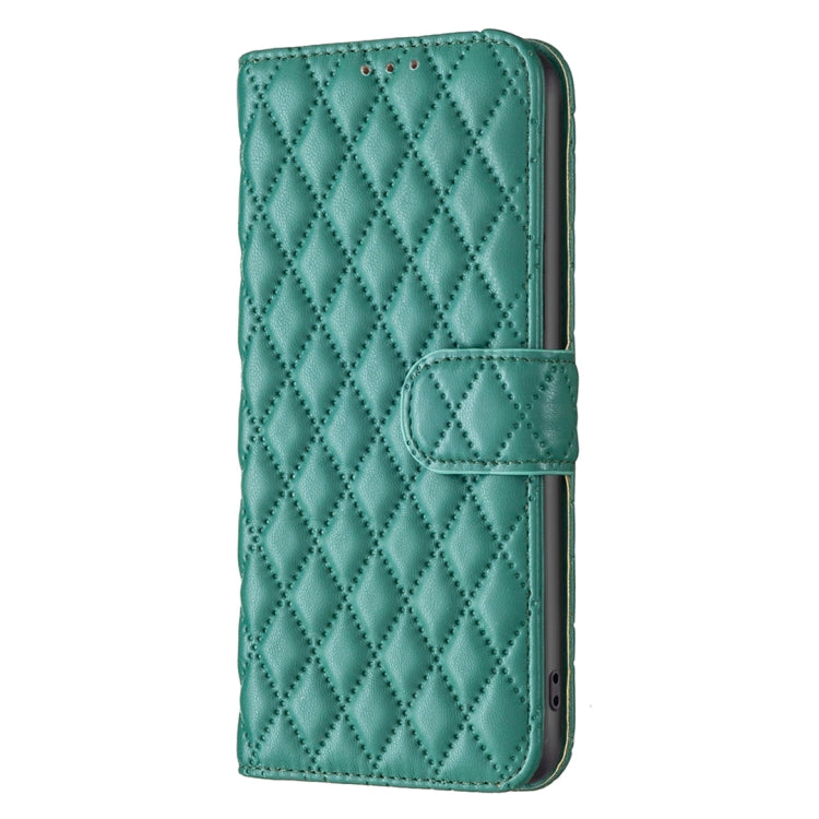 For Google Pixel 9 Diamond Lattice Wallet Leather Flip Phone Case(Green)