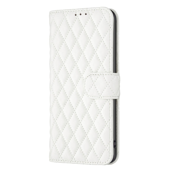 For Google Pixel 9 Diamond Lattice Wallet Leather Flip Phone Case(White)