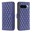 For Google Pixel 9 Diamond Lattice Wallet Leather Flip Phone Case(Blue) - Google Cases by PMC TechLife | Online Shopping South Africa | PMC TechLife | Buy Now Pay Later Mobicred