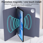 For Huawei Matepad Pro 10.8 3-fold Double-sided Clip Buckle Magnetic Smart Tablet Case(Black)