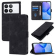 For Xiaomi Redmi K70 / K70 Pro Skin Feel Embossed Leather Phone Case(Black) - Xiaomi Cases by PMC Jewellery | Online Shopping South Africa | PMC Jewellery | Buy Now Pay Later Mobicred