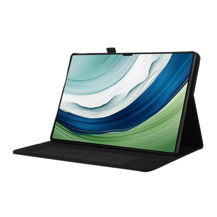 For Huawei MatePad Pro 13.2 Fabric Leather Tablet Case(Black)