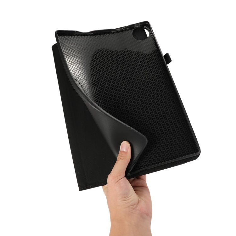 For Huawei MatePad Pro 12.2 2024 Fabric Leather Tablet Case(Blue)