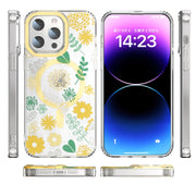 For iPhone 13 MagSafe Magnetic TPU Phone Case(Yellow Chrysanthemum)