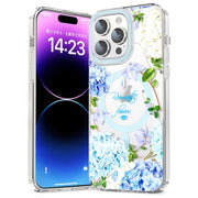 For iPhone 13 MagSafe Magnetic TPU Phone Case(Small Floral)