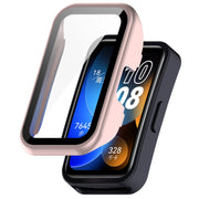 For Huawei Band 10 / 9 / 8 PC + Tempered Film Integrated Protective Watch Case(Matte Powder)