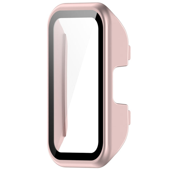 For Huawei Band 10 / 9 / 8 PC + Tempered Film Integrated Protective Watch Case(Matte Powder)
