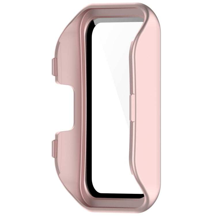 For Huawei Band 10 / 9 / 8 PC + Tempered Film Integrated Protective Watch Case(Matte Powder)