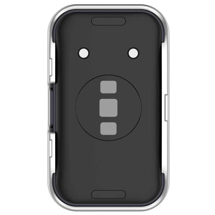For Huawei Band 9 / 8 PC + Tempered Film Integrated Protective Watch Case(Matte Silver)