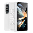 For Samsung Galaxy Z Fold4 Silicone Wristband Holder Foldable Phone Case(White) - Galaxy Z Fold4 5G Cases by PMC TechLife | Online Shopping South Africa | PMC TechLife