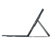 For iPad 10th Gen 10.9 2022 F10B 360 Rotation Acrylic Transparent Bluetooth Keyboard Leather Case(Black)