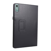 For Lenovo Xiaoxin Pad Pro 12.7 Litchi Texture Leather Tablet Case(Black)