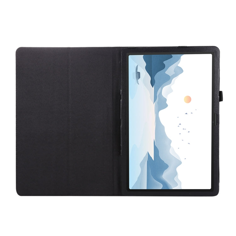For Lenovo Xiaoxin Pad Pro 12.7 Litchi Texture Leather Tablet Case(Black)