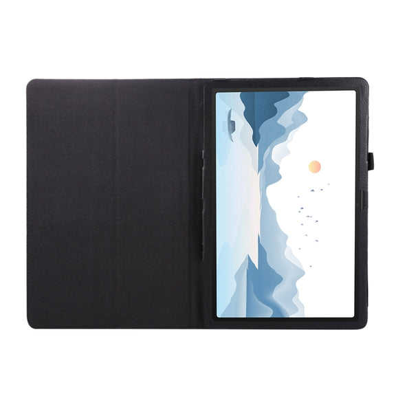 For Lenovo Xiaoxin Pad Pro 12.7 Litchi Texture Leather Tablet Case(Black)