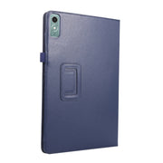 For Lenovo Xiaoxin Pad 11 2024 / M11 Litchi Texture Leather Tablet Case(Dark Blue)