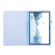 For Lenovo Xiaoxin Pad 11 2024 / M11 Litchi Texture Leather Tablet Case(Light Blue)
