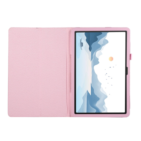 For Lenovo Xiaoxin Pad 11 2024 / M11 Litchi Texture Leather Tablet Case(Pink)
