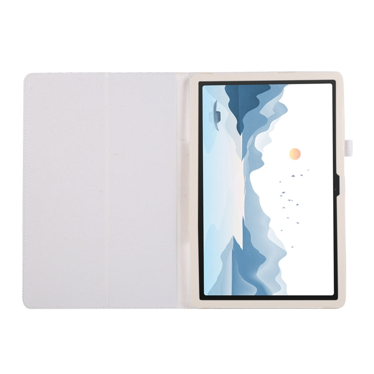 For Lenovo Xiaoxin Pad 11 2024 / M11 Litchi Texture Leather Tablet Case(White)