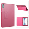 For Lenovo Xiaoxin Pad 11 2024 / M11 Litchi Texture Leather Tablet Case(Rose Red) - Lenovo by PMC Jewellery | Online Shopping South Africa | PMC Jewellery | Buy Now Pay Later Mobicred