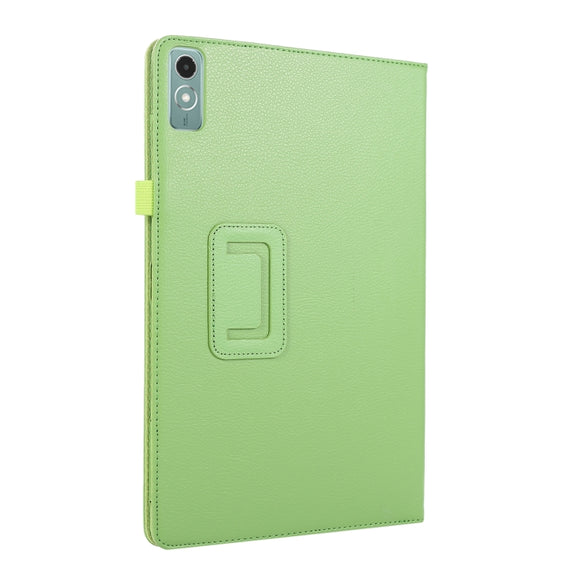 For Lenovo Xiaoxin Pad 11 2024 / M11 Litchi Texture Leather Tablet Case(Green)