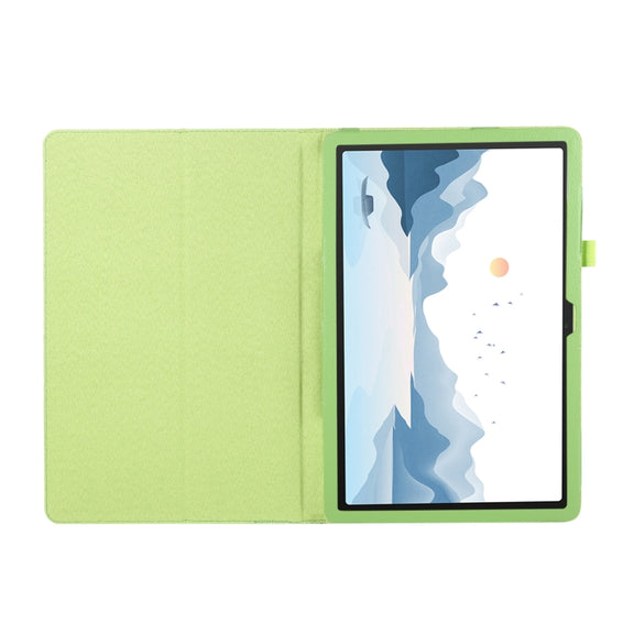 For Lenovo Xiaoxin Pad 11 2024 / M11 Litchi Texture Leather Tablet Case(Green)